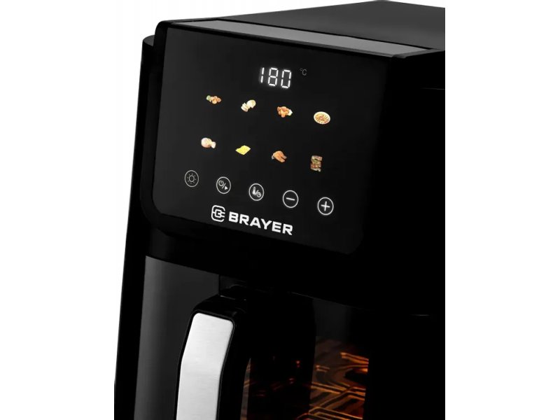 Аэрогриль Brayer BR2041 черный/серебристый