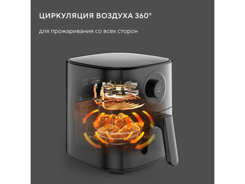 Аэрогриль Hyundai HYF-5003 черный