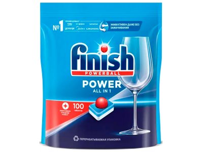 Таблетки для посудомоечных машин Finish Power, 100 шт Таблетки для посудомоечных машин Finish Power, 100 шт