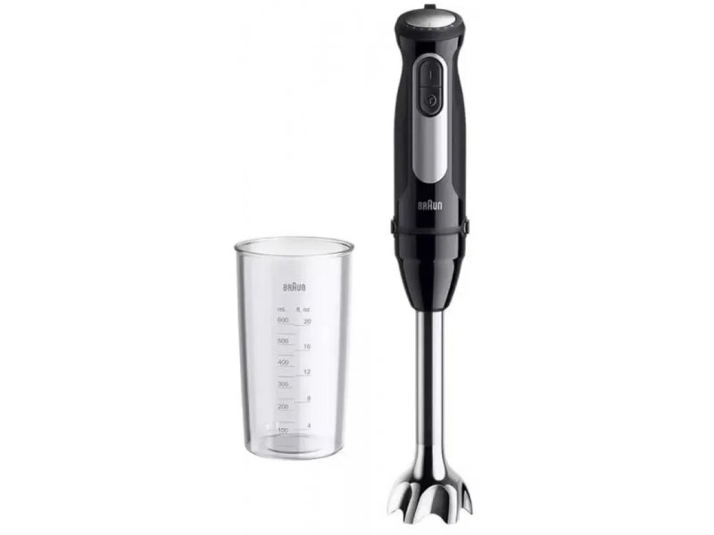 Блендер Braun MQ55001MBK черный/серебристый
