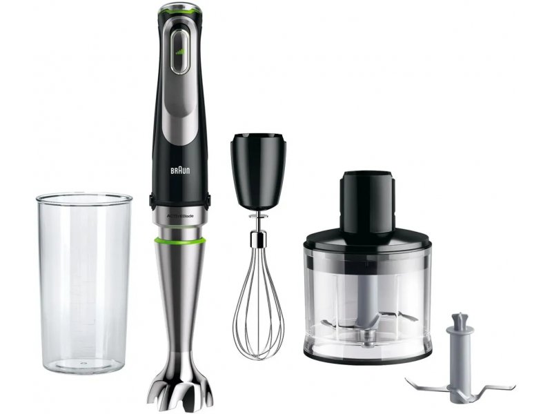 Блендер Braun MQ9135XI черный/серебристый