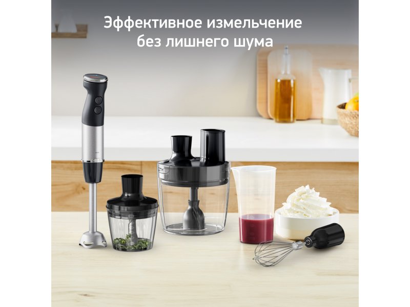 Погружной блендер Moulinex DD67L810 1000Вт серебристый/черный