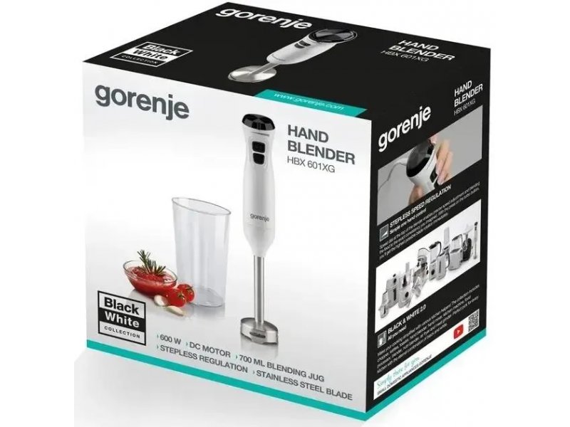 Блендер Gorenje HBX601XG белый Блендер Gorenje HBX601XG белый