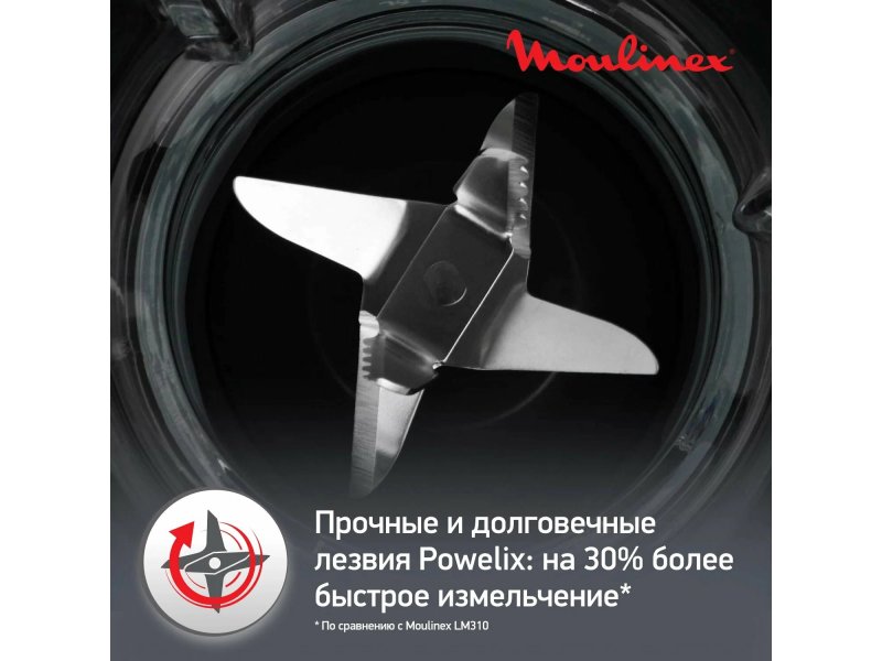 Стационарный блендер Moulinex Blendforce LM458810 600Вт черный Стационарный блендер Moulinex Blendforce LM458810 600Вт черный