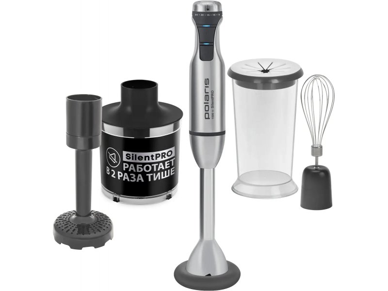 Блендер Polaris PHB 1583L Silent серебристый