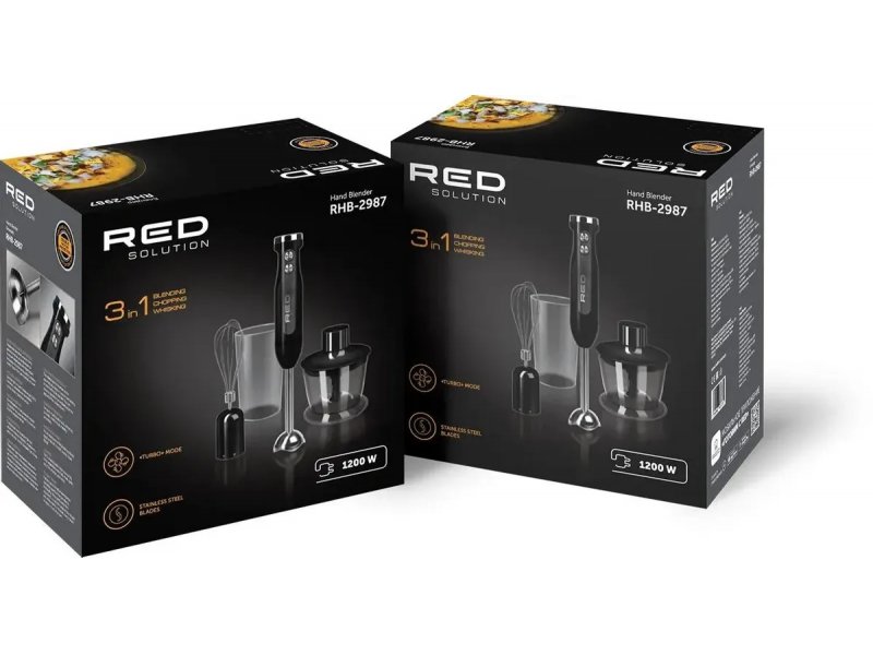 Блендер Red Solution RHB-2987 черный/стальной Блендер Red Solution RHB-2987 черный/стальной