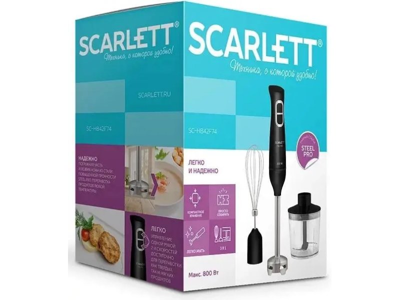 Блендер Scarlett SC-HB42F74 черный
