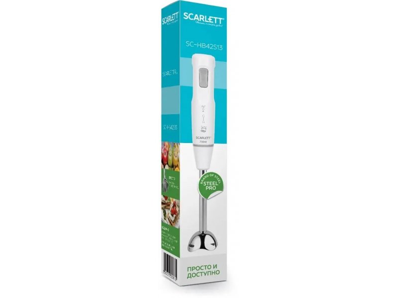 Блендер Scarlett SC-HB42S13 белый