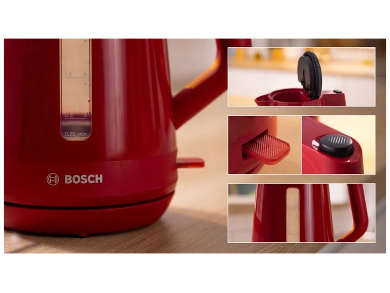 Чайник Bosch TWK1M124 красный