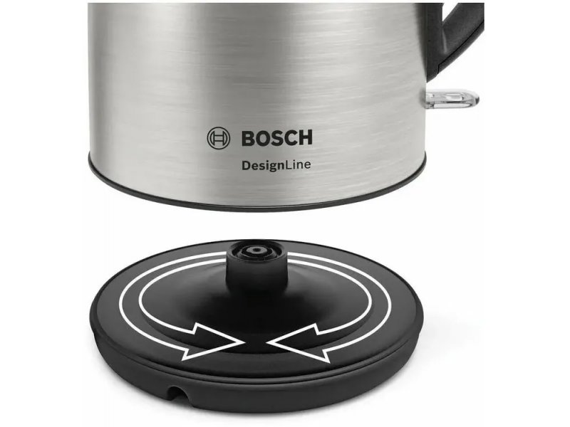 Чайник Bosch TWK3P420 DesignLine серый Чайник Bosch TWK3P420 DesignLine серый