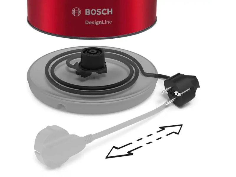 Чайник Bosch TWK3P424 DesignLine красный Чайник Bosch TWK3P424 DesignLine красный