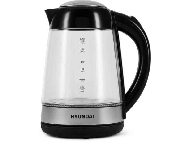 Чайник Hyundai HYK-G3803 1.7л черный