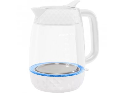 Чайник Polaris PWK 1809CGL Water Way Pro белый