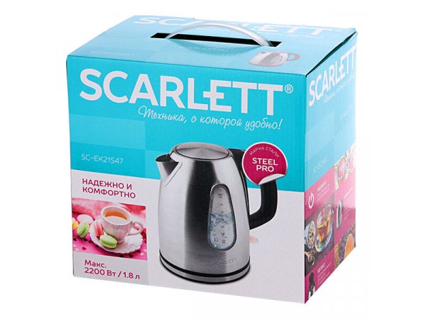 Электрочайник Scarlett SC-EK21S47 Электрочайник Scarlett SC-EK21S47