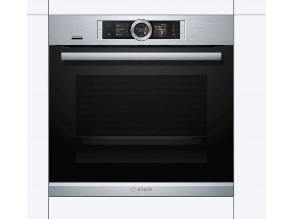 Электрический духовой шкаф Serie 8 Bosch HRG636XS7