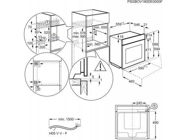 Электрический духовой шкаф Electrolux KOEAP31WT