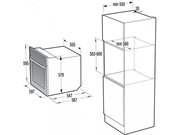 Электрический духовой шкаф Gorenje BO735E20XG-M