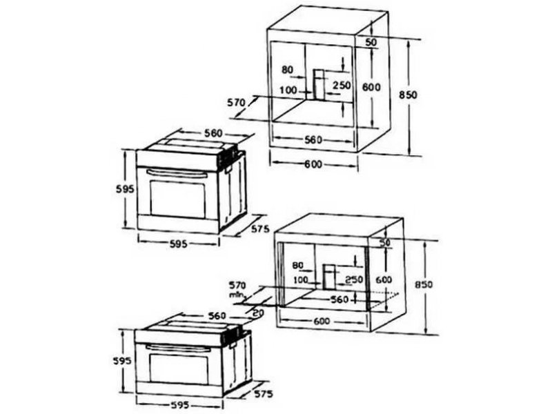 Электрический духовой шкаф Midea MO92170CGB