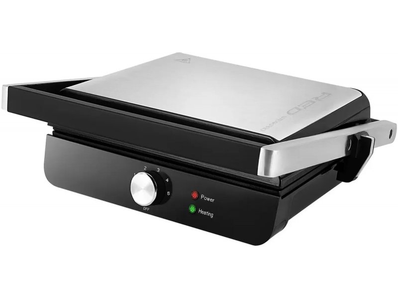 Электрогриль Red Solution RGM-M815 черный и серебристый
