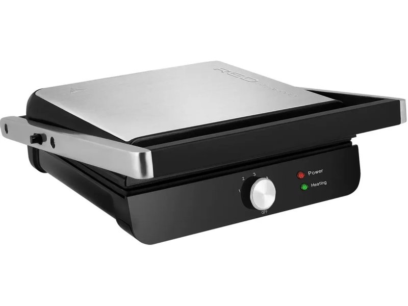 Электрогриль Red Solution RGM-M815 черный и серебристый
