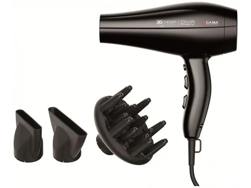 Фен Ga.Ma Diva 3D Therapy черный Фен Ga.Ma Diva 3D Therapy черный