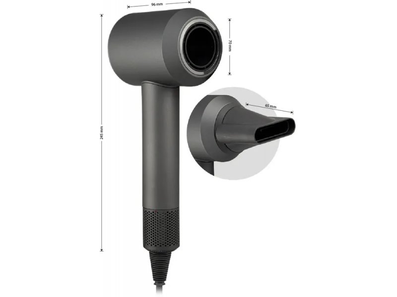 Фен G-teq 8730 графитовый Фен G-teq 8730 графитовый