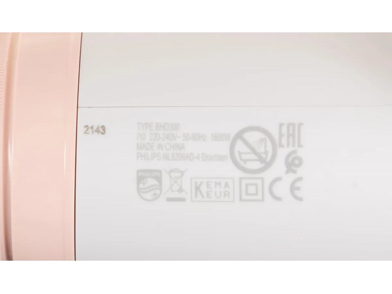 Фен Philips BHD300/10 белый