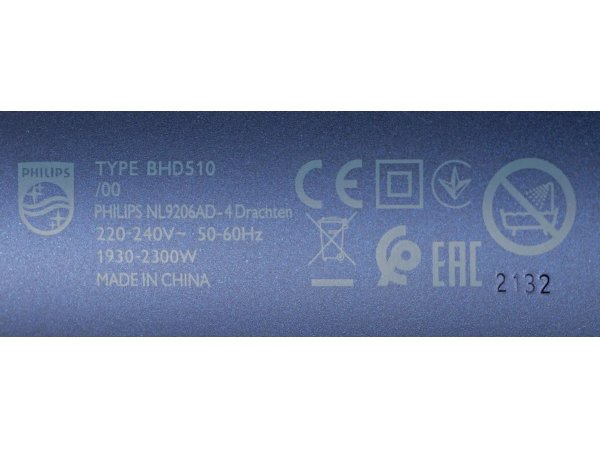 Фен Philips BHD510/00 Фен Philips BHD510/00
