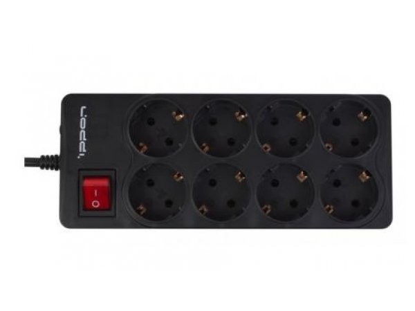 Сетевой фильтр Ippon BK-238, 3 м, черный Сетевой фильтр Ippon BK-238, 3 м, черный