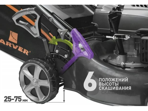 Бензиновая газонокосилка Carver LMG-2646HM Бензиновая газонокосилка Carver LMG-2646HM