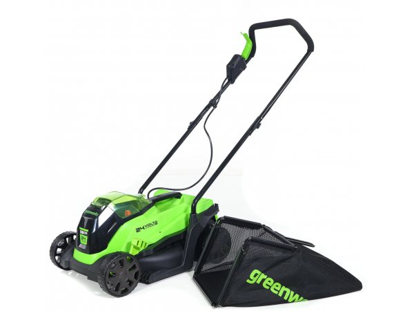 Электрическая газонокосилка Greenworks G24LM33K2