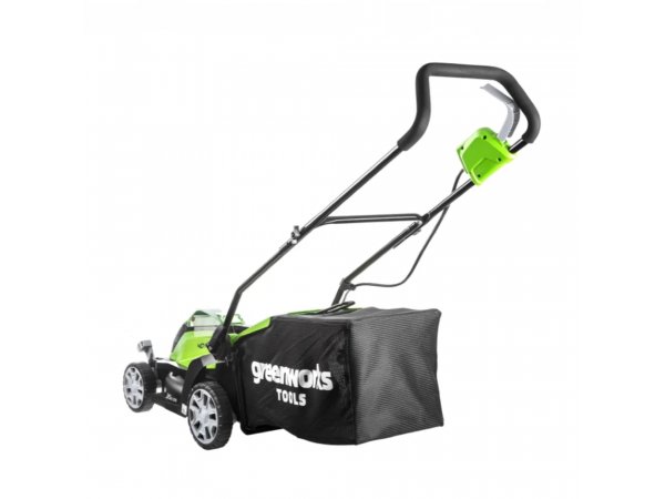 Электрическая газонокосилка Greenworks G40LM35K2 Электрическая газонокосилка Greenworks G40LM35K2