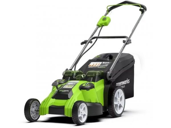 Электрическая газонокосилка Greenworks G40LM49DB