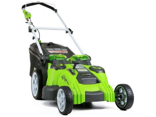 Электрическая газонокосилка Greenworks G40LM49DB