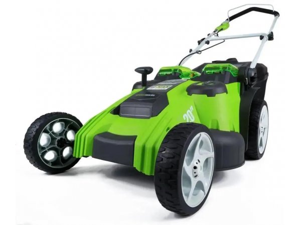 Электрическая газонокосилка Greenworks G40LM49DB