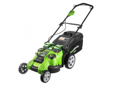Электрическая газонокосилка Greenworks G40LM49DBK4 TwinForce c 1хАКБ 4 Ач и ЗУ (2500207VB) Электрическая газонокосилка Greenworks G40LM49DBK4 TwinForce c 1хАКБ 4 Ач и ЗУ (2500207VB)