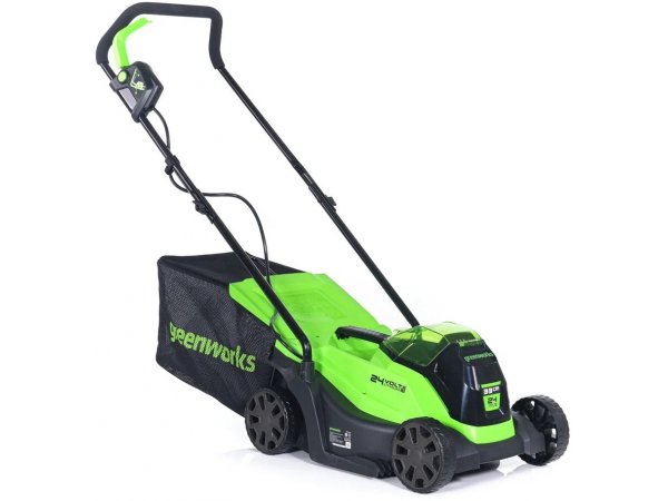 Электрическая газонокосилка Greenworks GD24LM33K2