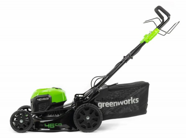 Электрическая газонокосилка Greenworks GD40LM46SP Электрическая газонокосилка Greenworks GD40LM46SP