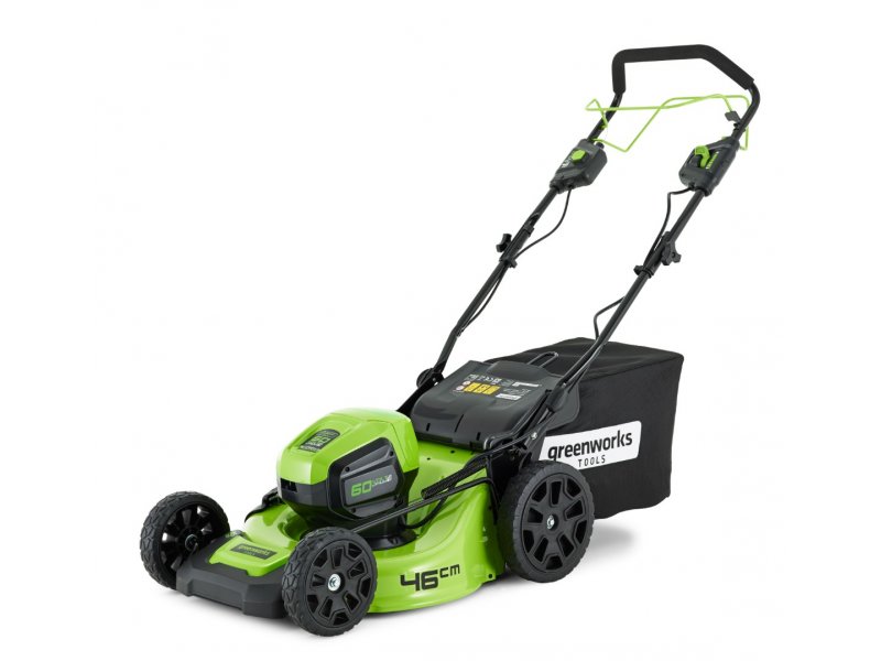 Электрическая газонокосилка Greenworks GD60LM46SP без АКБ и ЗУ (2502907)