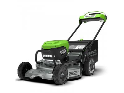 Электрическая газонокосилка Greenworks LM221S без АКБ и ЗУ (2519407) Электрическая газонокосилка Greenworks LM221S без АКБ и ЗУ (2519407)