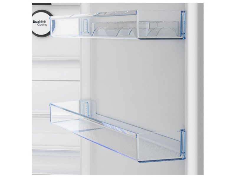 Beko B3RCNK365HW система охлаждения Dual Cooling — регулируемые полки и контейнеры для хранения