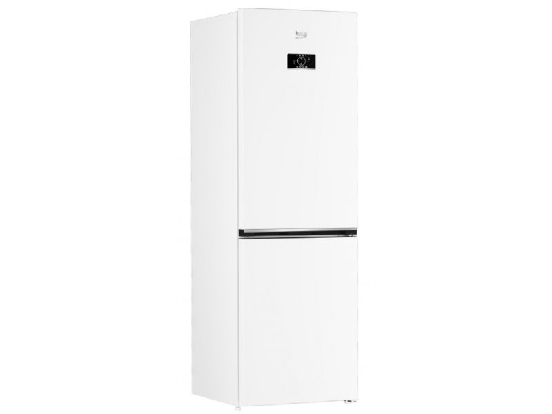 Beko B5RCNK366HDW вид под углом полный обзор корпуса белый металл двухдверный