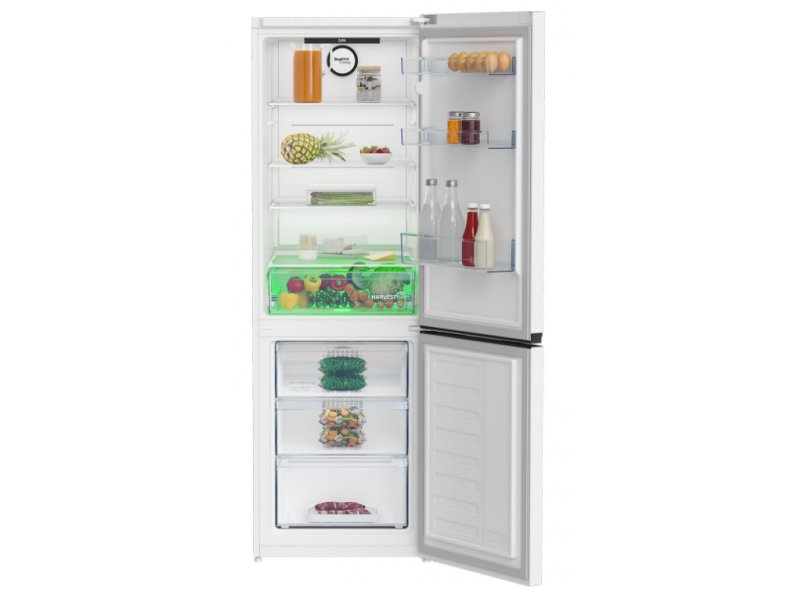 Beko B5RCNK366HDW открытые камеры внутреннее пространство полки из закалённого стекла ящики морозилки