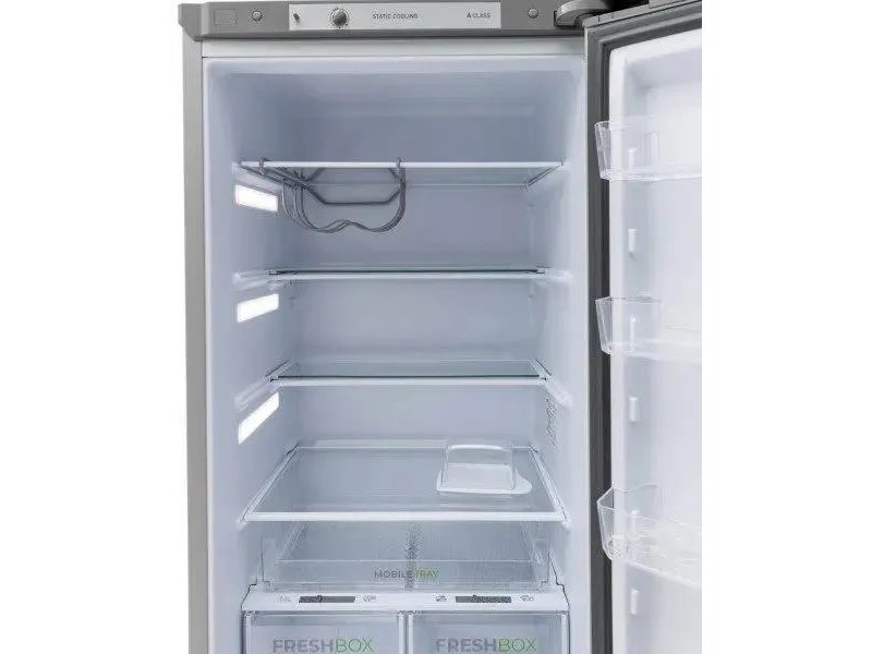 Бирюса Б-M6149 открытая верхняя камера LED-подсветка полки контейнеры Fresh Box зона свежести