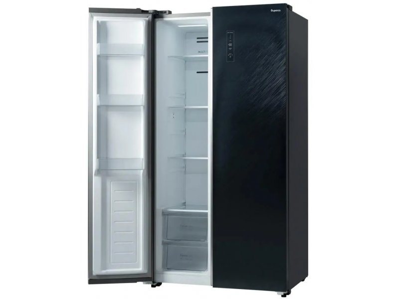 Холодильник двухкамерный Бирюса SBS 541 TBG Side by Side черный