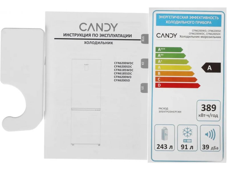 Холодильник Candy CFN6200WD белый Холодильник Candy CFN6200WD белый
