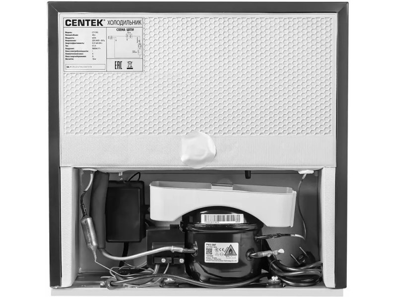 Холодильник Centek CT-1701 черный