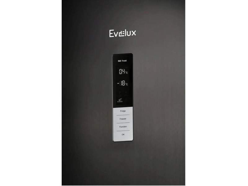 Холодильник Evelux FS 2201 DXN черная сталь