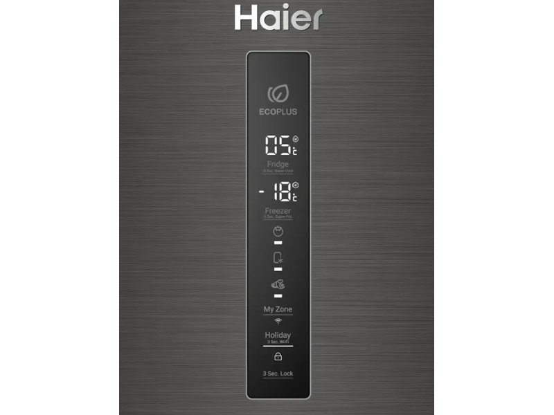 Холодильник Haier C4F740CBXGU1 черная сталь