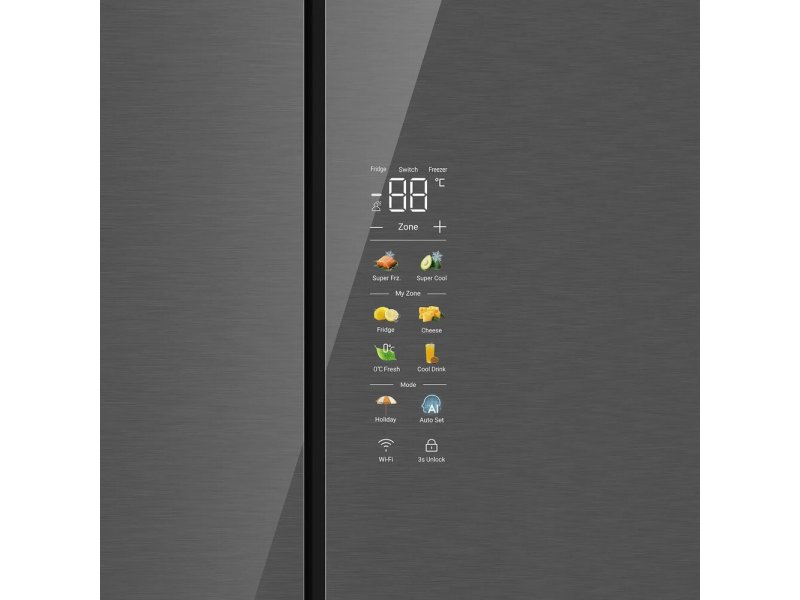 Холодильник Haier HTF-690DGS7RU1 серебристый